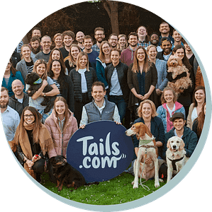 Het team van Tails.com op de foto.
